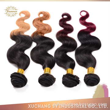 2015 Beauty Ombre Hair Extension Peruvian Ombre Hair Weaves SV Hair Products Peruvian Body Wave Hair